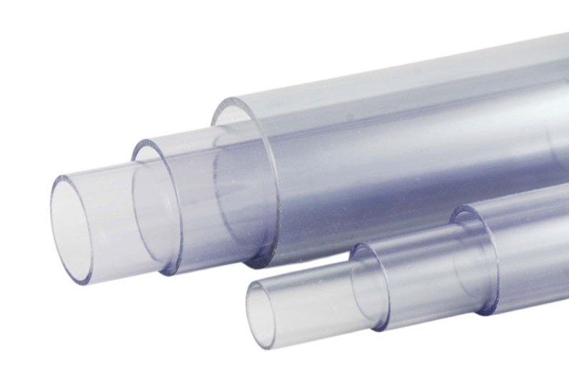PVC -U Rohr Transparent